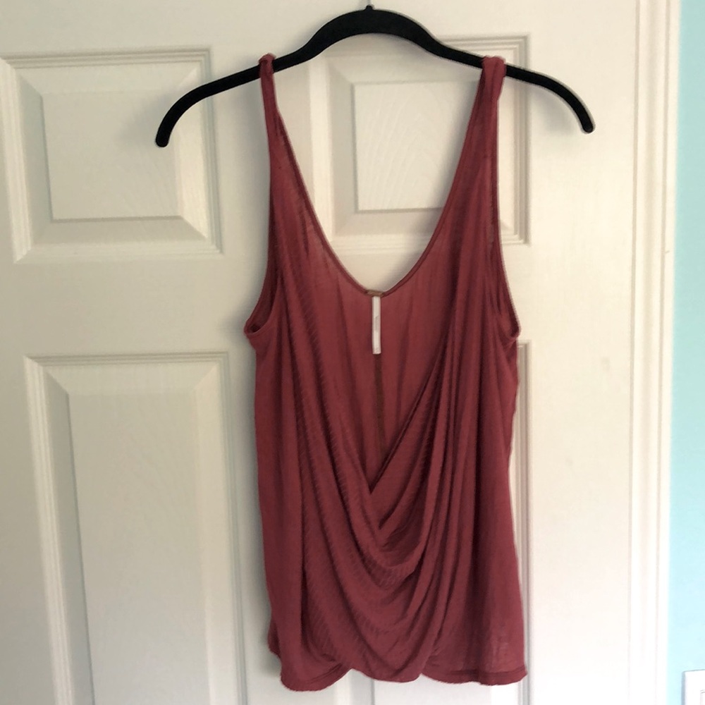 Free People deep plunge top